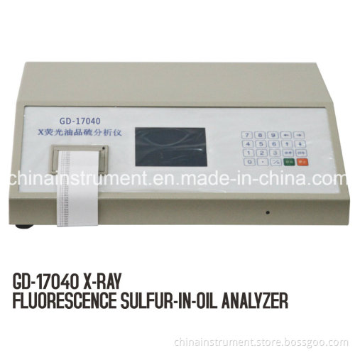 Gd-17040 X-ray Fluorescence Xrf Sulfur Analyzer